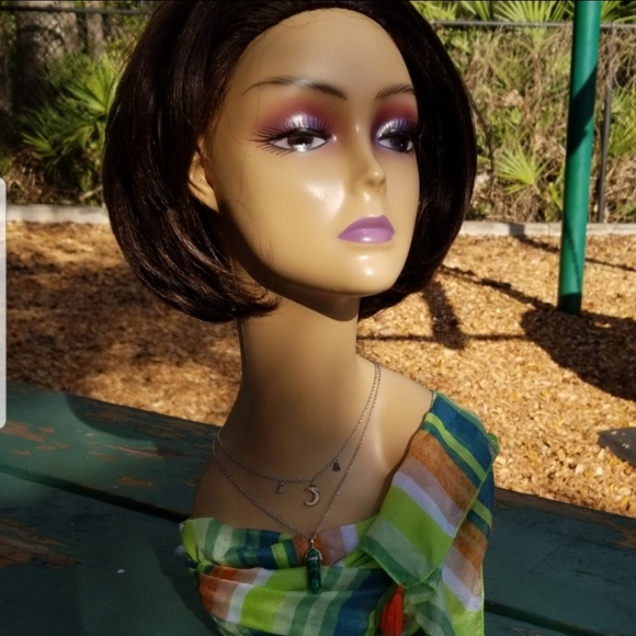 🔵🆕️ Green  chakra  Heart and moon necklac - Picture 4 of 7